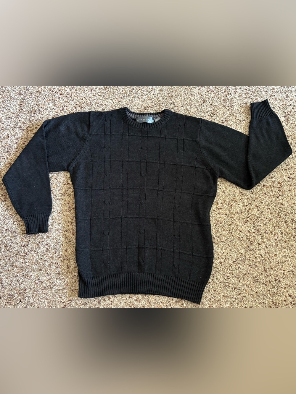 Oscar de la Renta Cable Knit Sweater